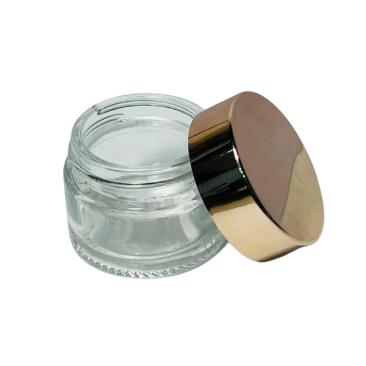 10gm clear glass jar image 1