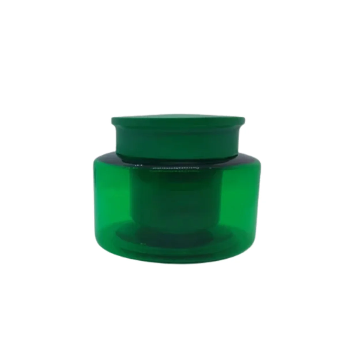 50 gm Green Double Wall Jar image 1