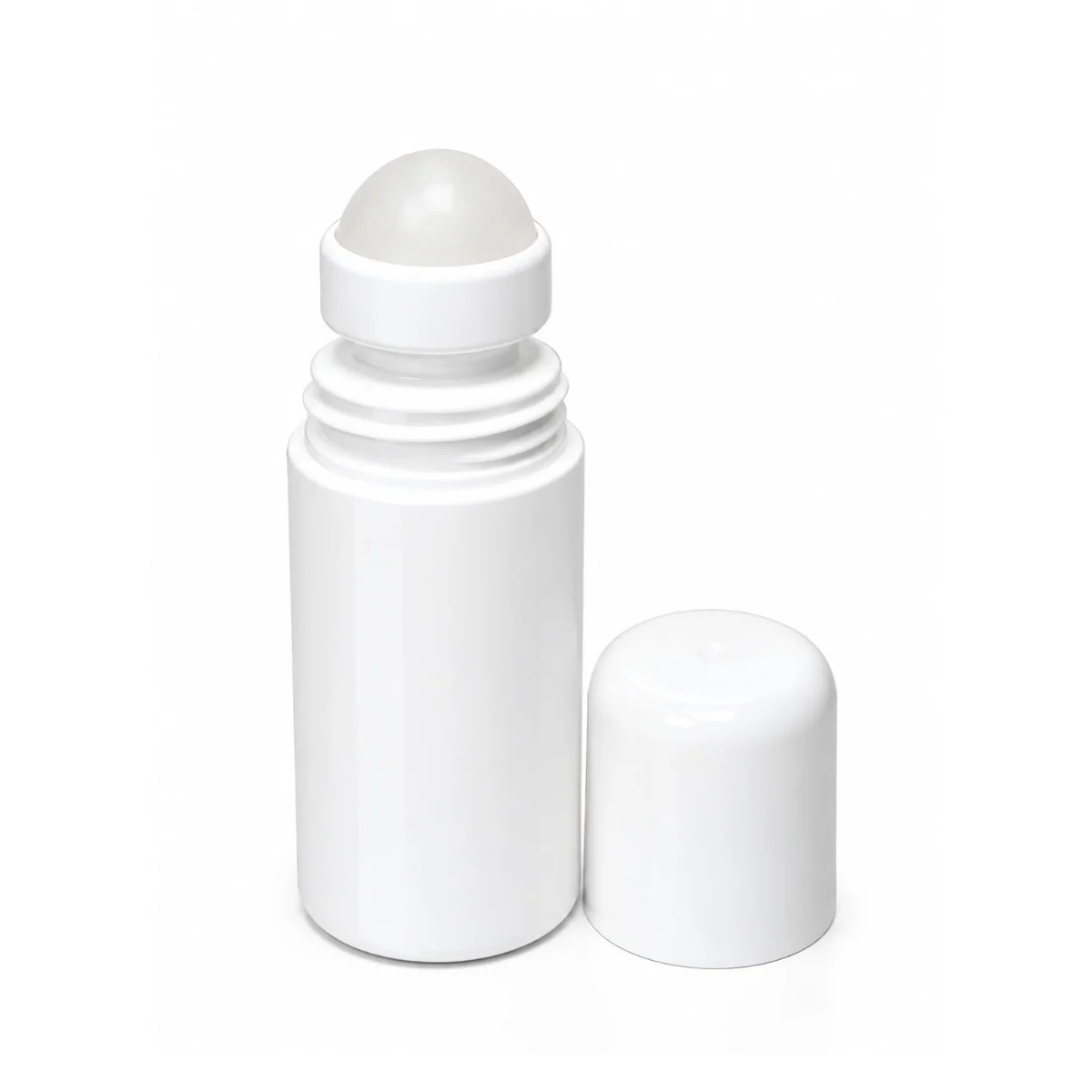 75ml white roll on bottle image 1